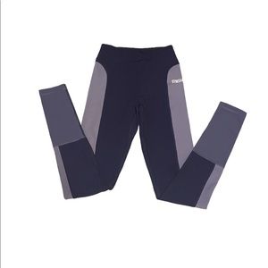 Women’s Gymshark Athletic Leggings Navy blue and silver Size XS